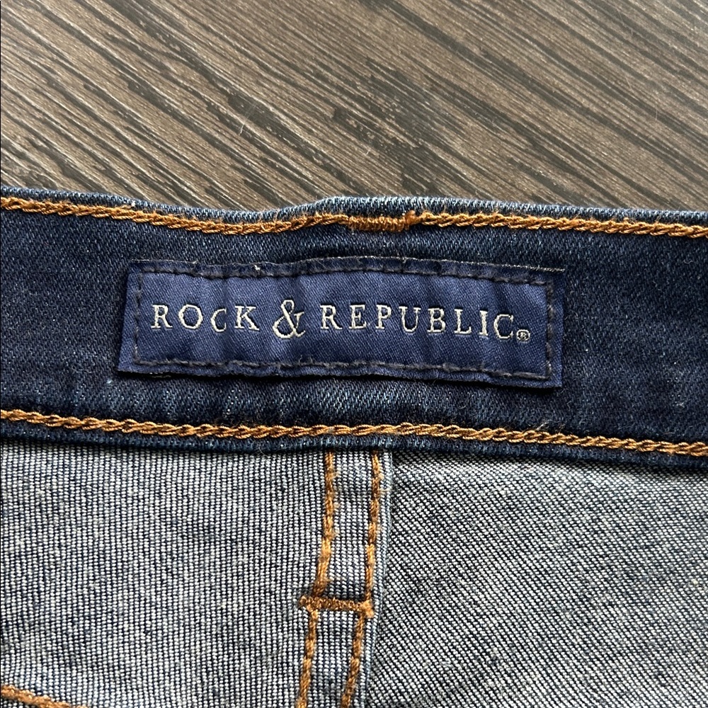 Denim Distressed Shorts - Picture 2 of 4